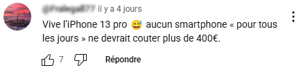 Le commentaire cité